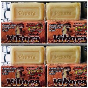 4 Pack Víbora de Cascabel Face soap, 100% Natural
